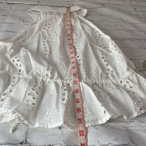 Free People NWT Tangerine Eyelet Top - Picture 15 of 15